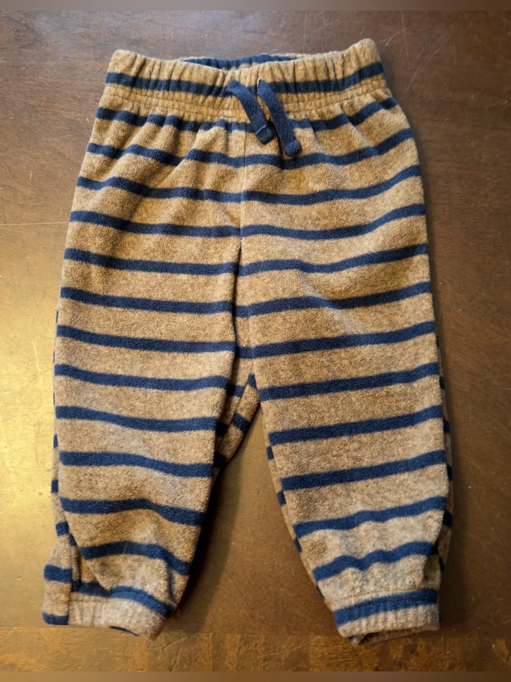 Child of Mine by Carter’s Baby Boy Bear Hooded Top & Striped Pants 2-Piece 6-9 M